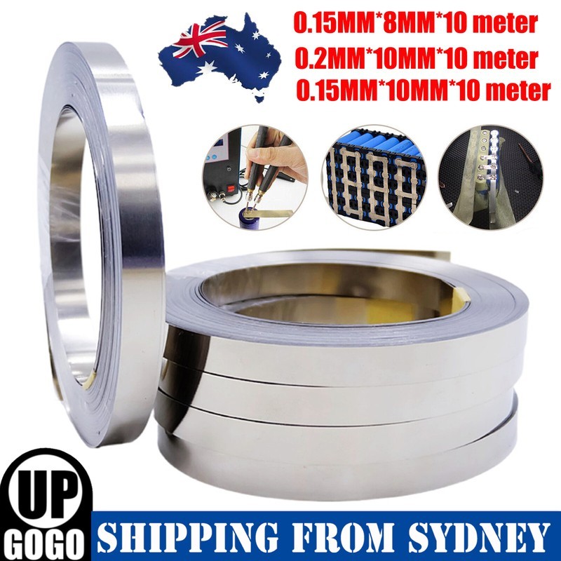 10M/Roll Nickel Plated Tape For Li Battery Spot Welding Welder Machine AU Strip