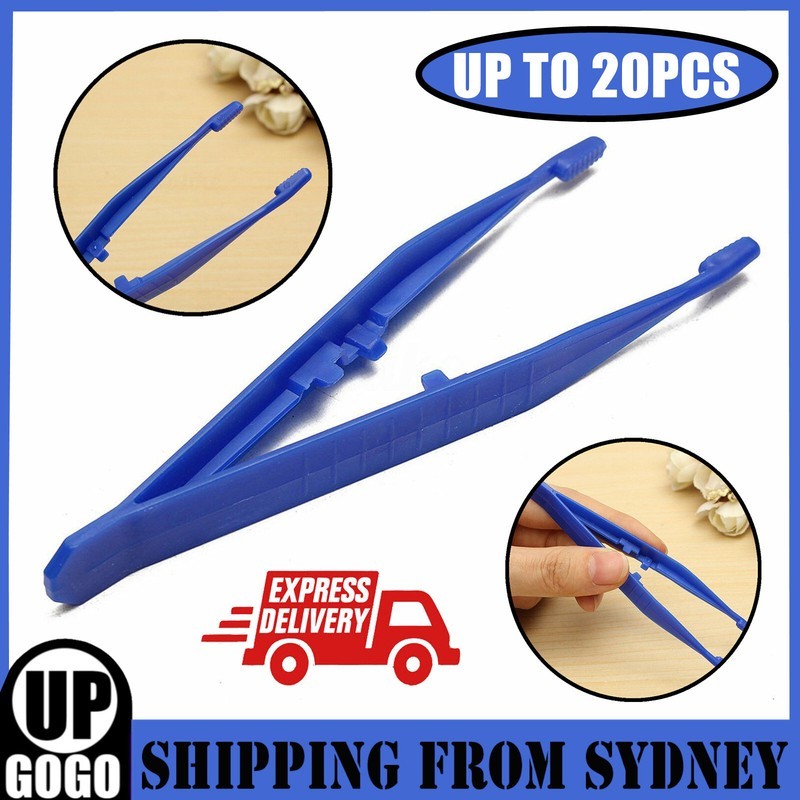 5-20PCS Plastic Tweezers Antistatic Pickup Heat Resistant Repair Tool AU Other