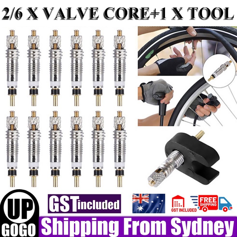 Bicycle Valve Core-Tubed or Tubeless Bike Inner Stem Cores Tools AU STOCK aplly