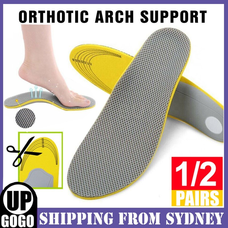 Orthotic Shoe Insoles Arch Support Pain Relief Orthopedic Inner Sole Men/Women