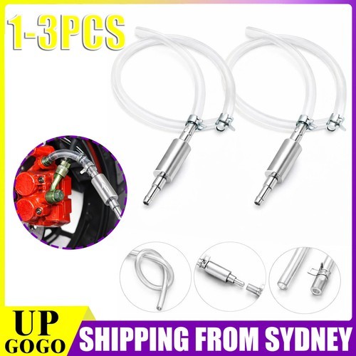 UP 3Pack Brake Bleeder Hose Hydraulic Bleed One Way Check Valve Tube / Kit Tools