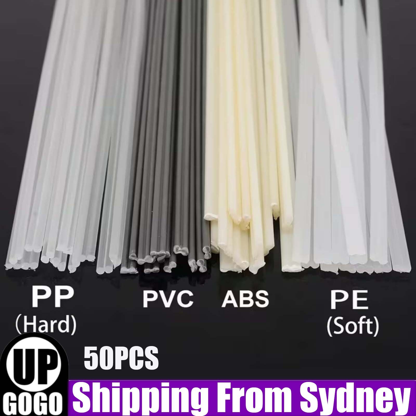50X Plastic Welding Rods Bumper Repair Kit Auto Body Supplies Tool Welder