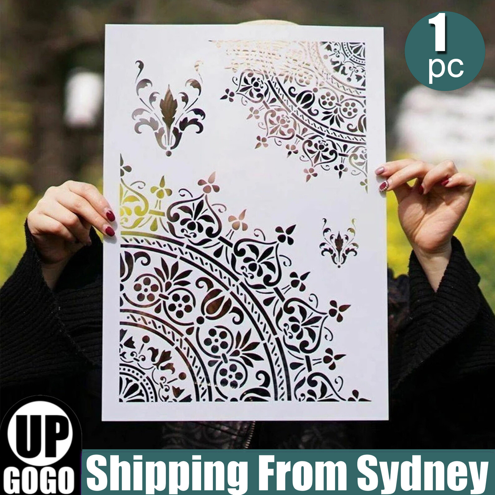 A4 DIY Craft Mandala Stencils Template For Walls Painting Scrapbooking Stamping