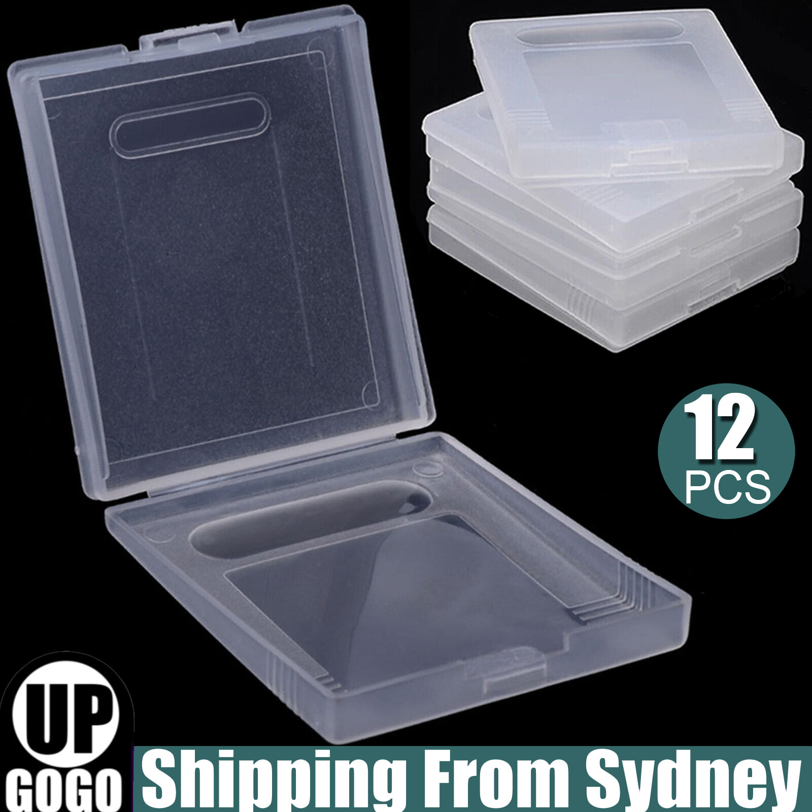 12PCS Clear Protective Game Cartridge Case Cover For Nintendo GameBoy Color GBP