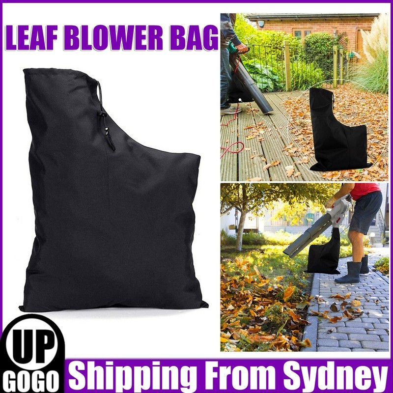 1/2x Black Zip Leaf Blower Vacuum Bag Replacement Garden Leave Lawn Storage