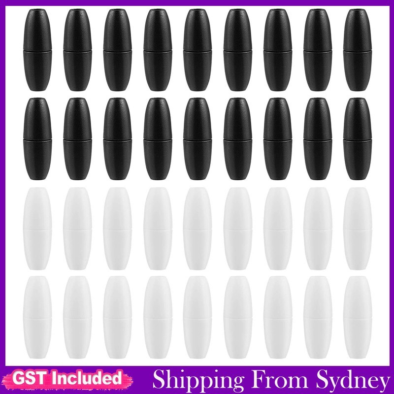 20PCS Breakaway Plastic Clasp Silicone Bead Necklace Lanyard Safety Pop clip 20