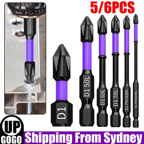 D1 Anti-Slip And Shock-Proof Bits Screwdriver Bits-High Hardness Strong Magnetic