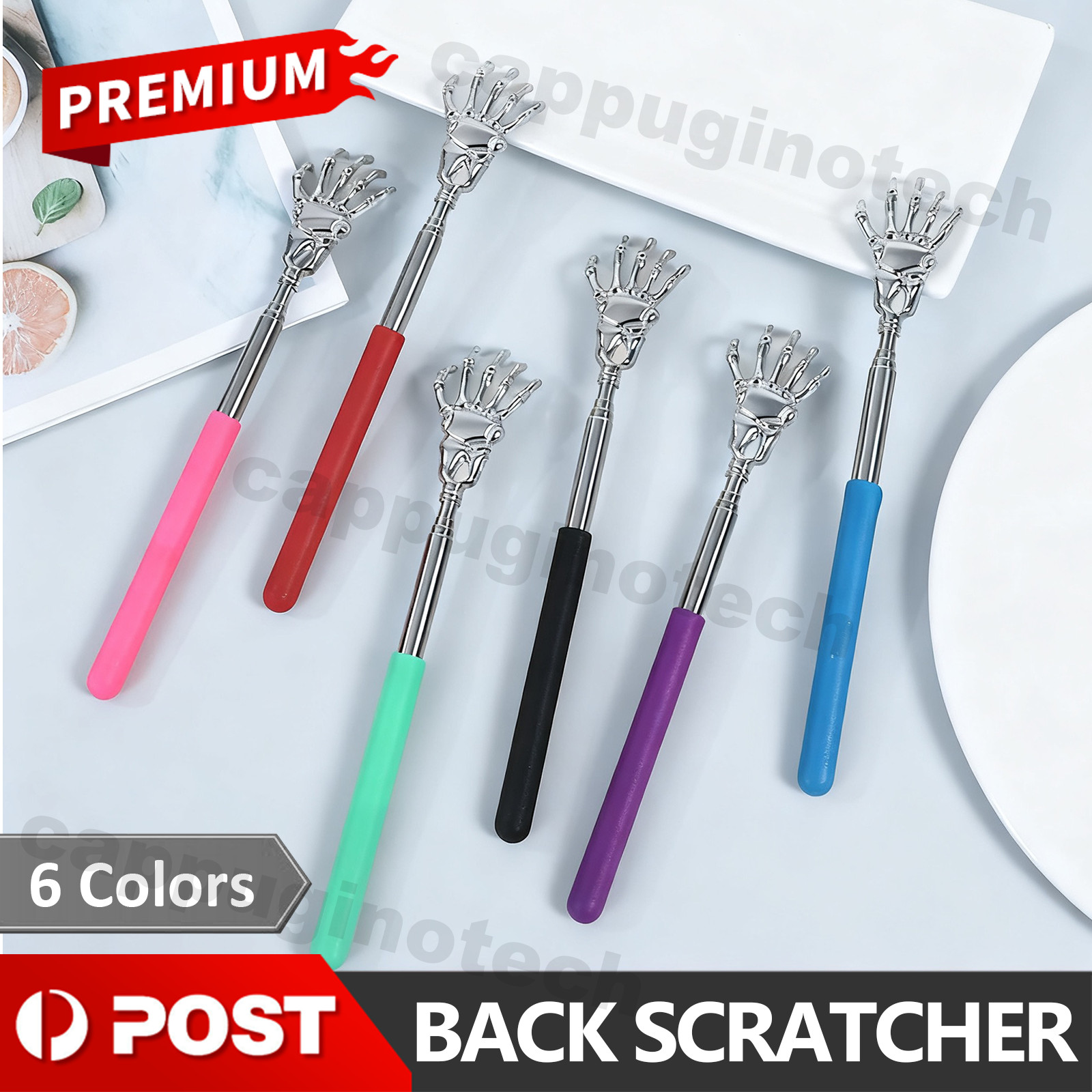 PARTY BESTBUY Extendable Back scratcher metal claw telescoping backscratcher PVC