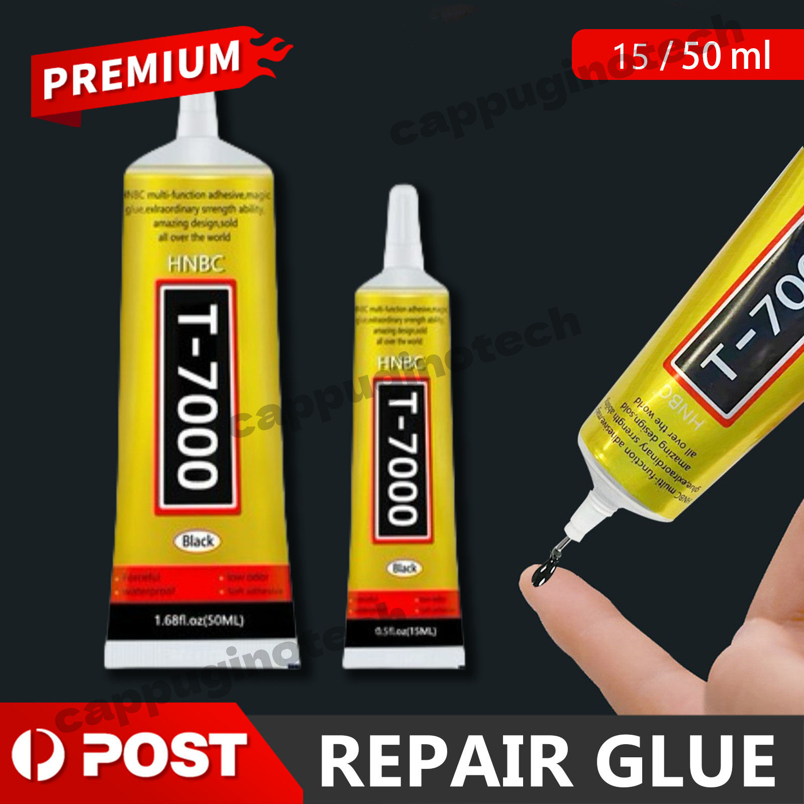 T-7000 Adhesive Glue Multi Purpose Black Acrylic Mobile Phone Repairing AU 15ml