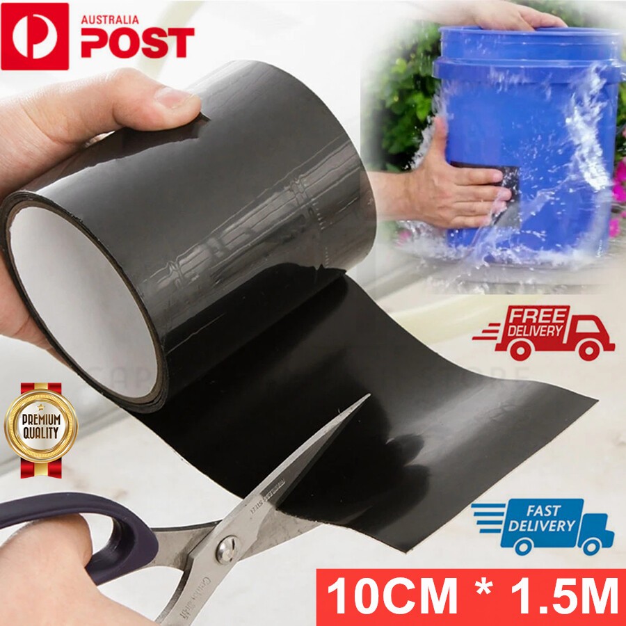 1.5M Waterproof Tape Super Strong Stop Leak Repair Leakage Flex Seal Fiber Tool