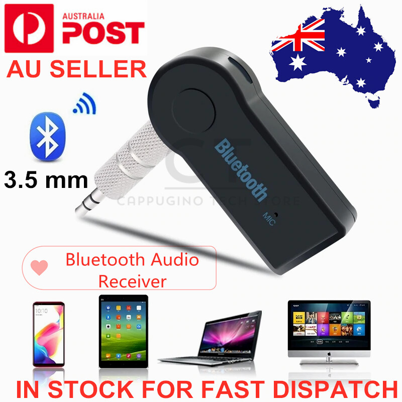 Wireless Bluetooth 4.2 Stereo Home Receiver Adapter 3.5mm Car Music Audio AUX oz