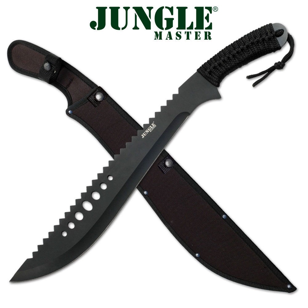 Jungle Master Sawback Machete with Paracord Handle K-JM-031B N/A Other