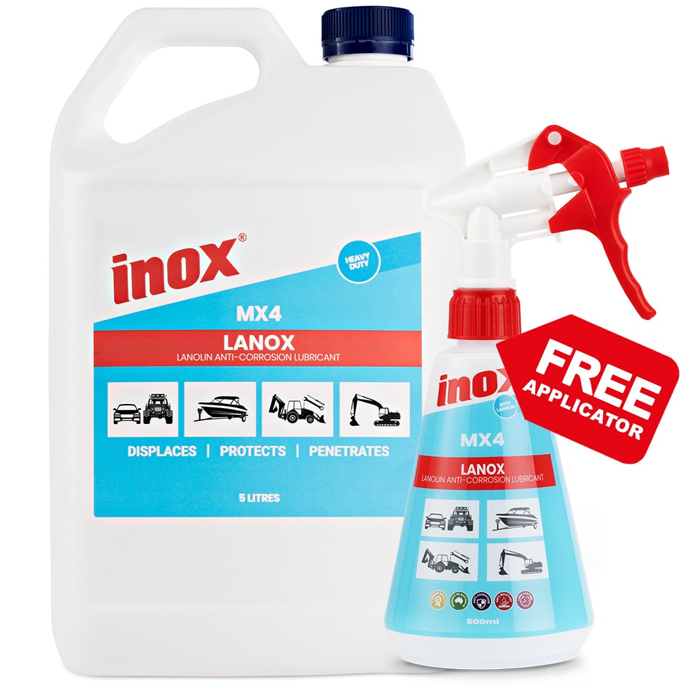 Lanox Inox MX4 Marine Anti-Corrosion Lubricant 5 Litre with Applicator MX4-5 N/A