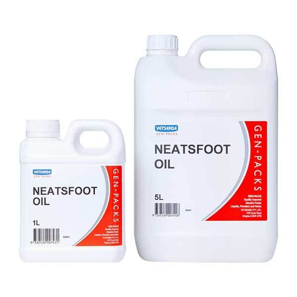 Vetsense Gen Pack Neatsfoot Oil Refined Natural Leather Protector 5L AGNFR5 N/A