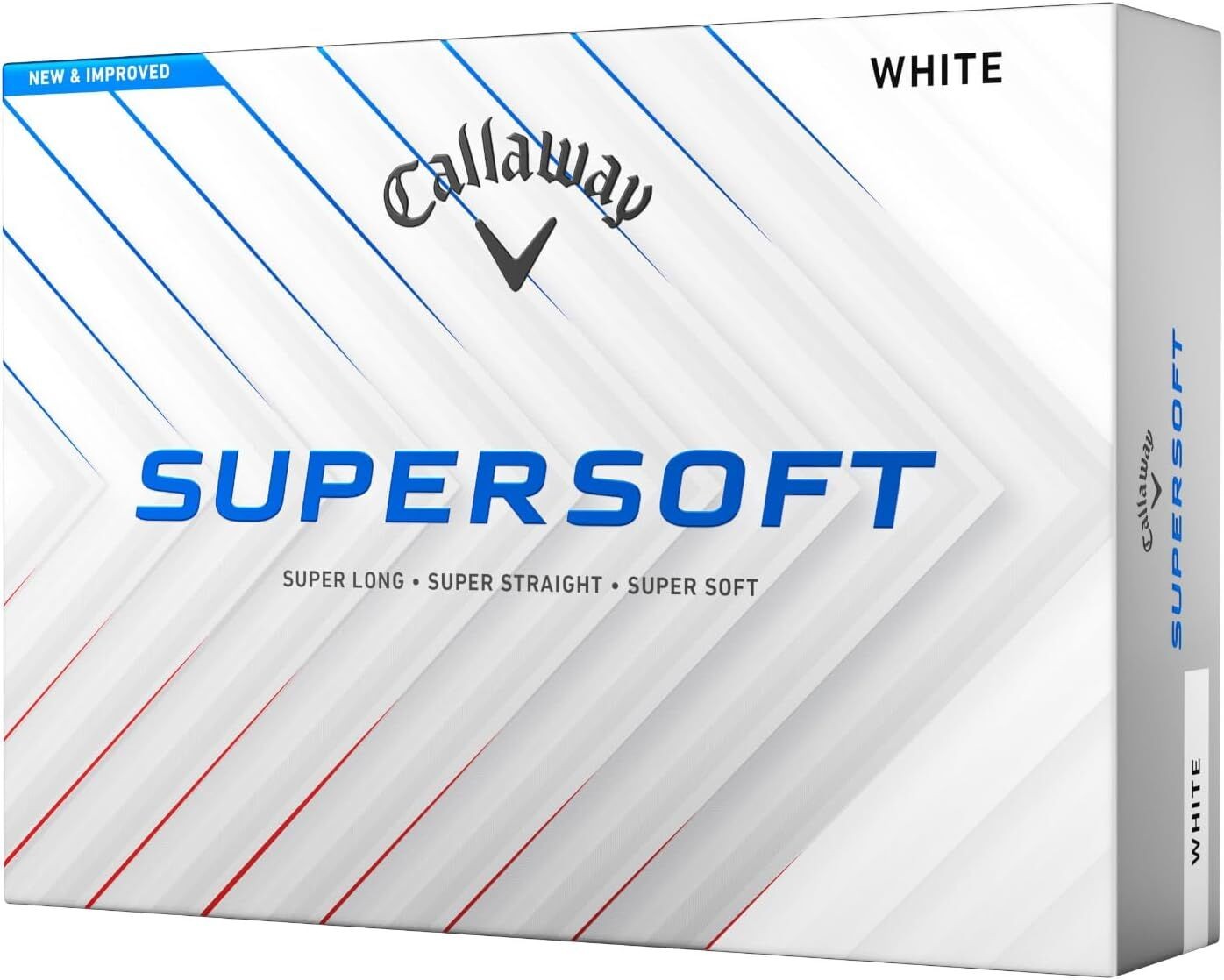 Callaway Supersoft White Golf Balls 1 Dozen 641935812 N/A Practice Green 12