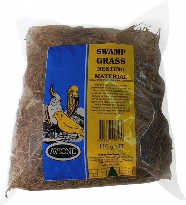 Avione Large Swamp Grass For Finches Canaries 110g N/A Other Pet Supplies