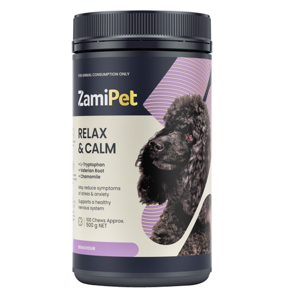 Zamipet Relax Calm Chewable Dog Supplement 100 Pack N/A Other Supplies