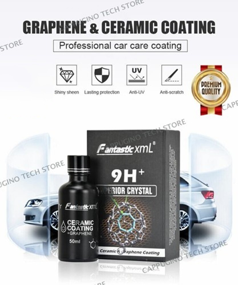 Fantastic XML Nano Ceramic Car Paint Protection 9H Coating with GRAPHENE 50ml UV