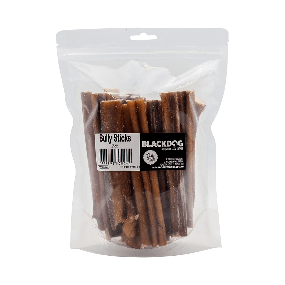Blackdog Bully Sticks Natural Dog Chew Treats 25 Pack N/A Other Supplies