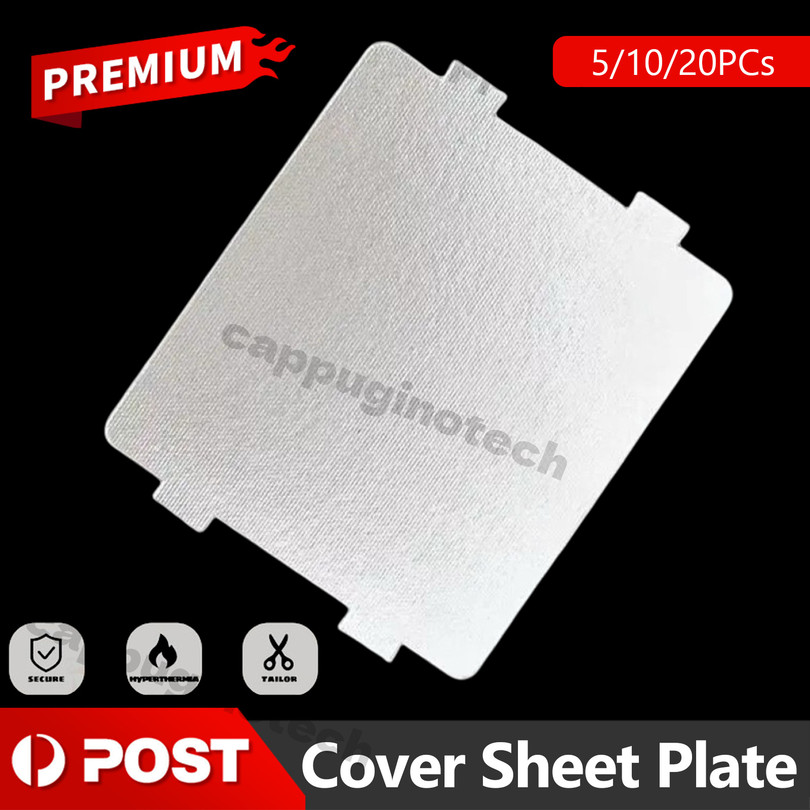 Universal 5/20X Microwave Oven Mica Plate Wave Guide Cover Waveguide Grey Parts