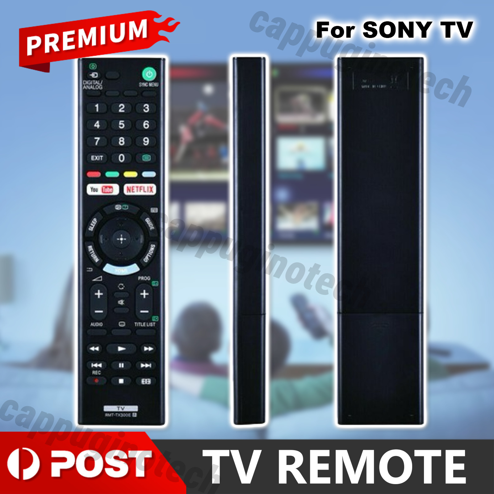 RMT-TX300E For Sony Bravia TV Remote Control KDL-40W660E KDL-49W660E AU As image