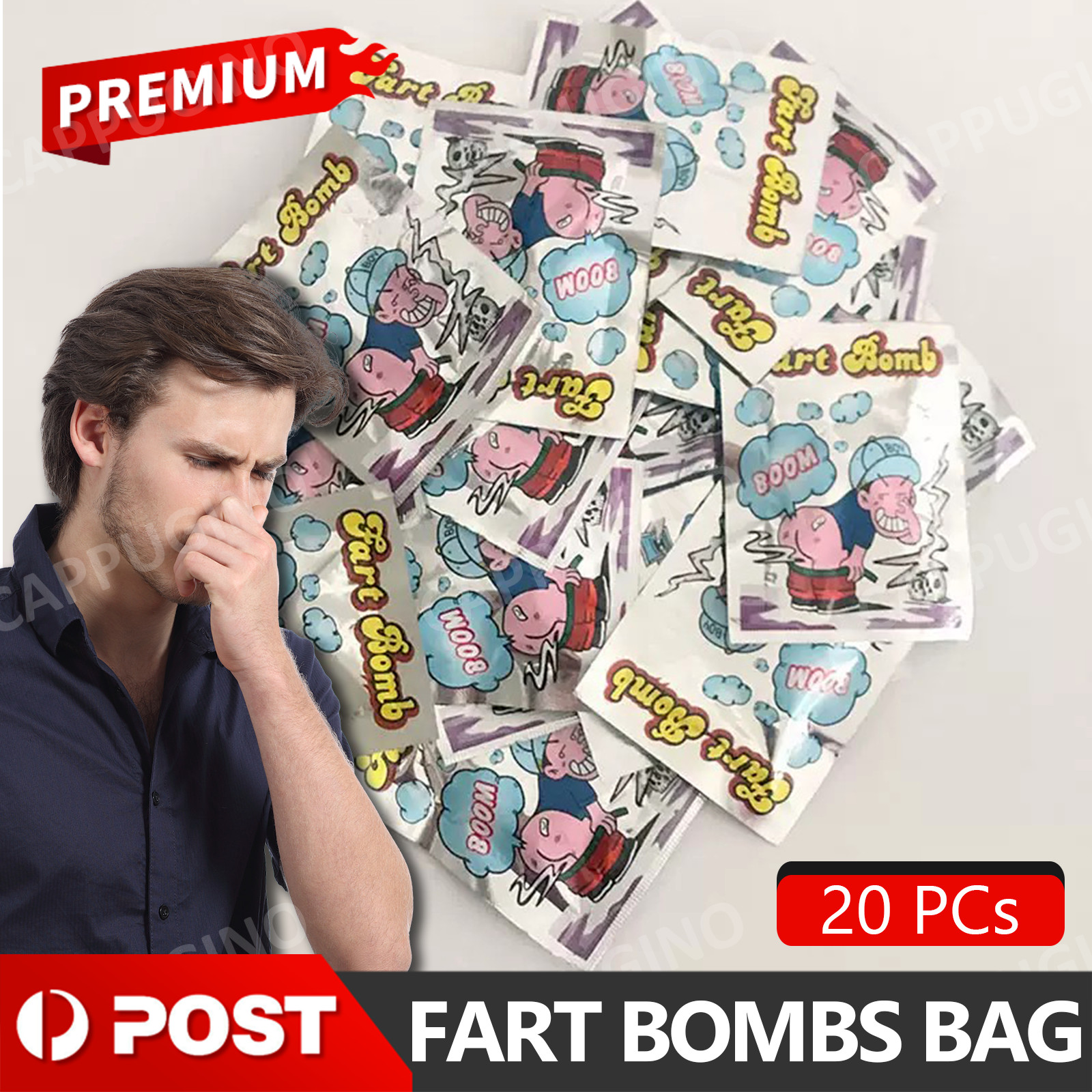 PARTY BESTBUY 20x Fart Bomb Bag Smelly Novelty Stink Prank Gag Trick Joke Game
