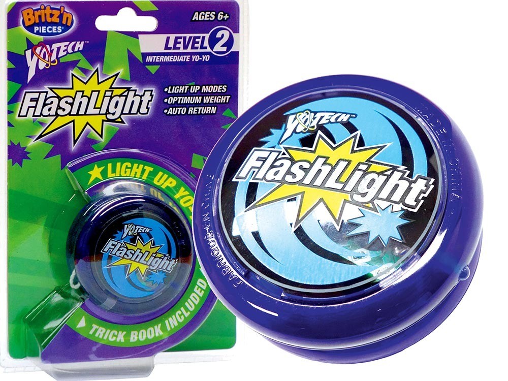 Britzapos Pieces Yotech Flashlite Yo-Yoapos Assorted Colours by Toys 112293 N/A