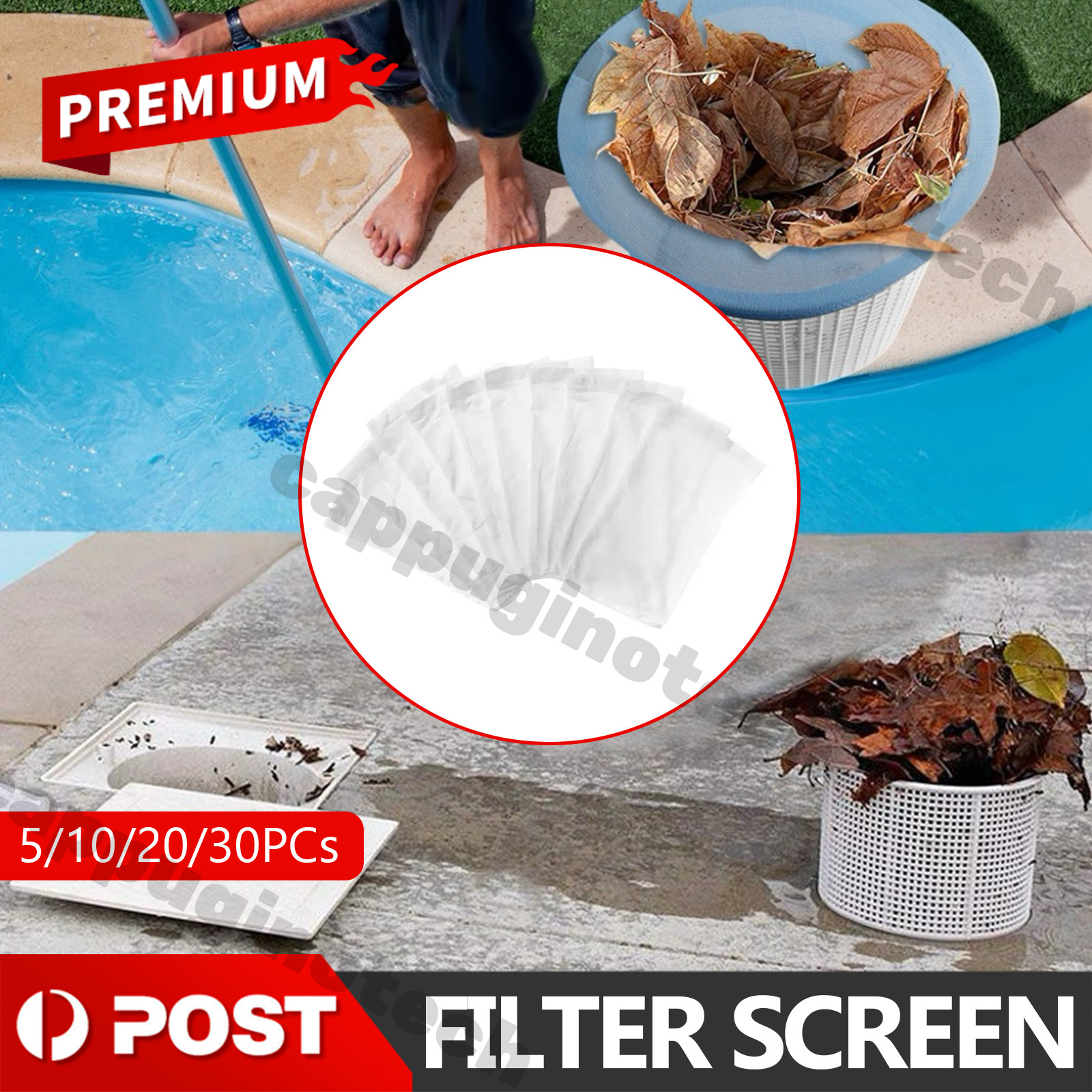 5-30PCS Pool Set Skimmer Socks Filter Savers Jumbo Large Swimming Heavy Duty AU