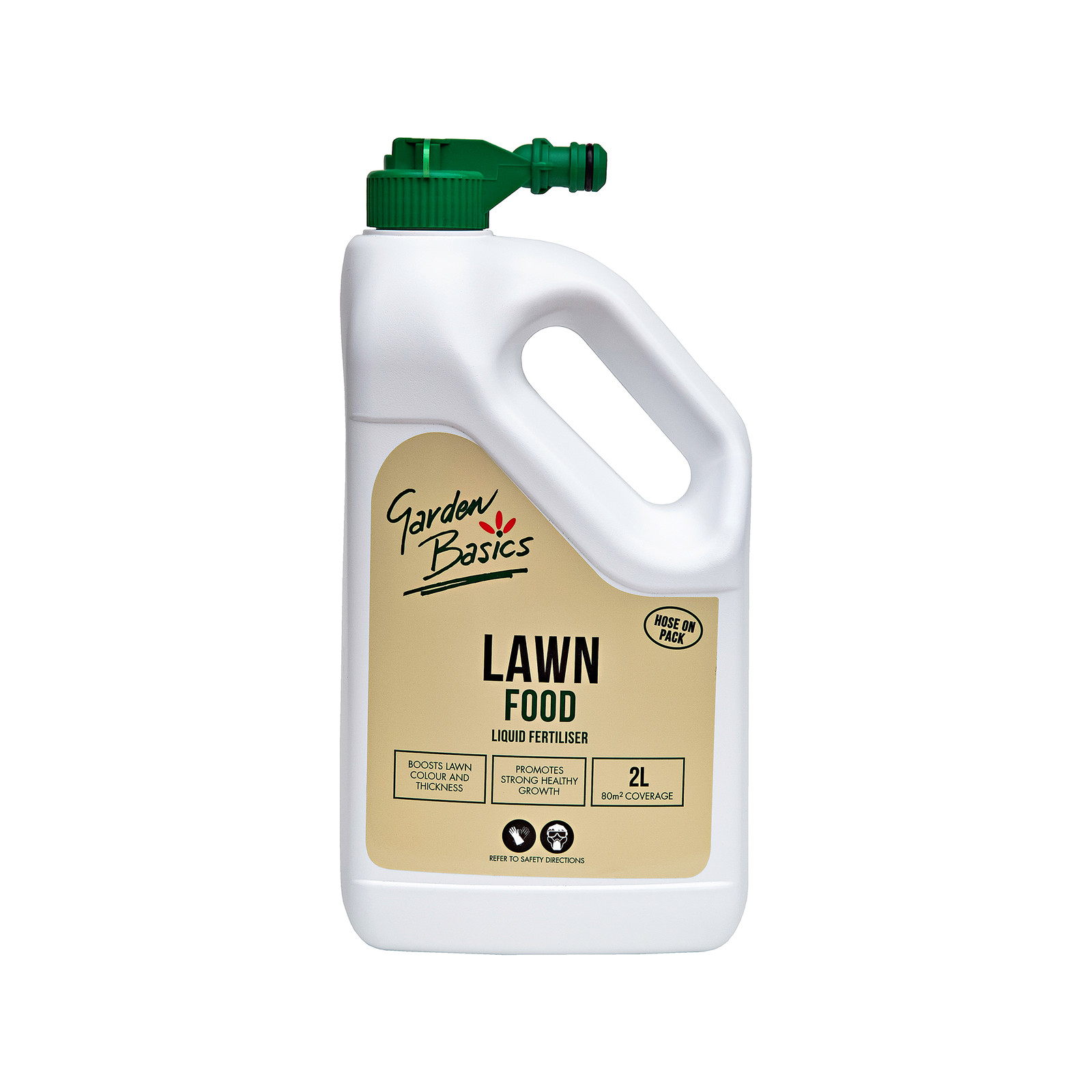 Garden Basics 2L Hose On Pack Liquid Fertiliser Lawn Food Replacement Hose