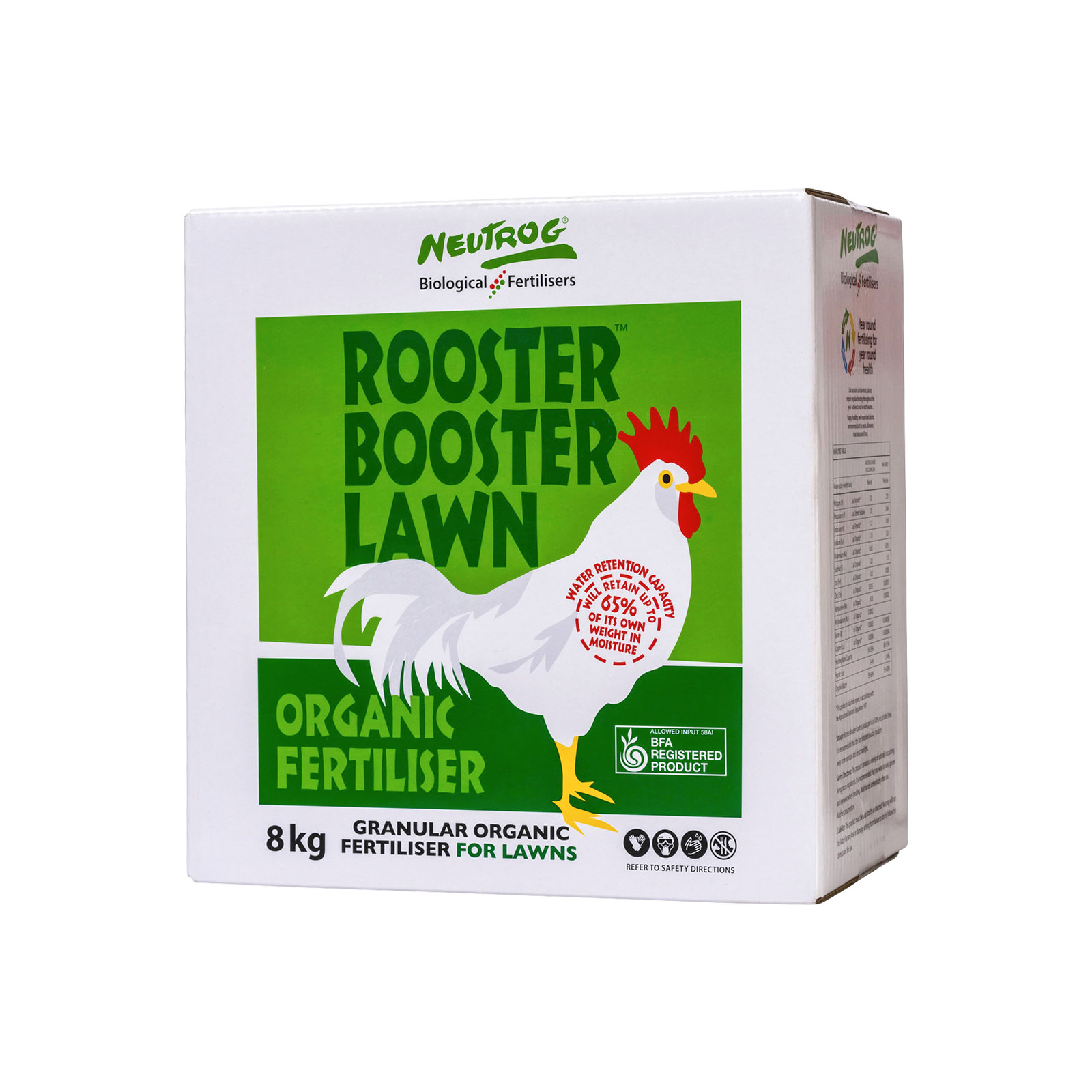 Rooster Booster 8kg Organic Lawn Food