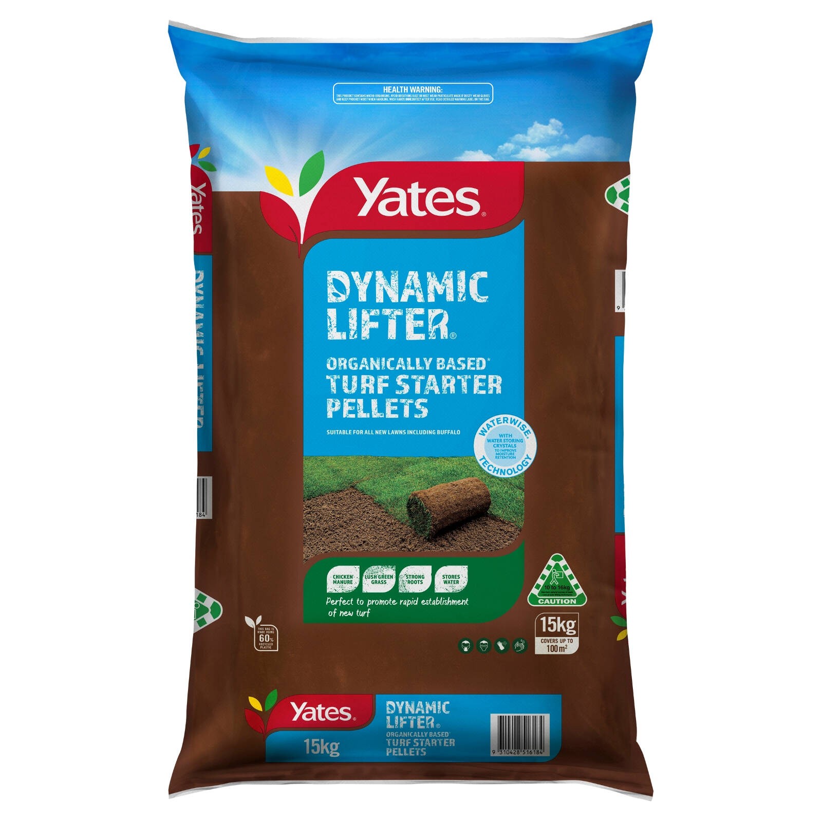 Yates 15kg Dynamic Lifter Turf Starter