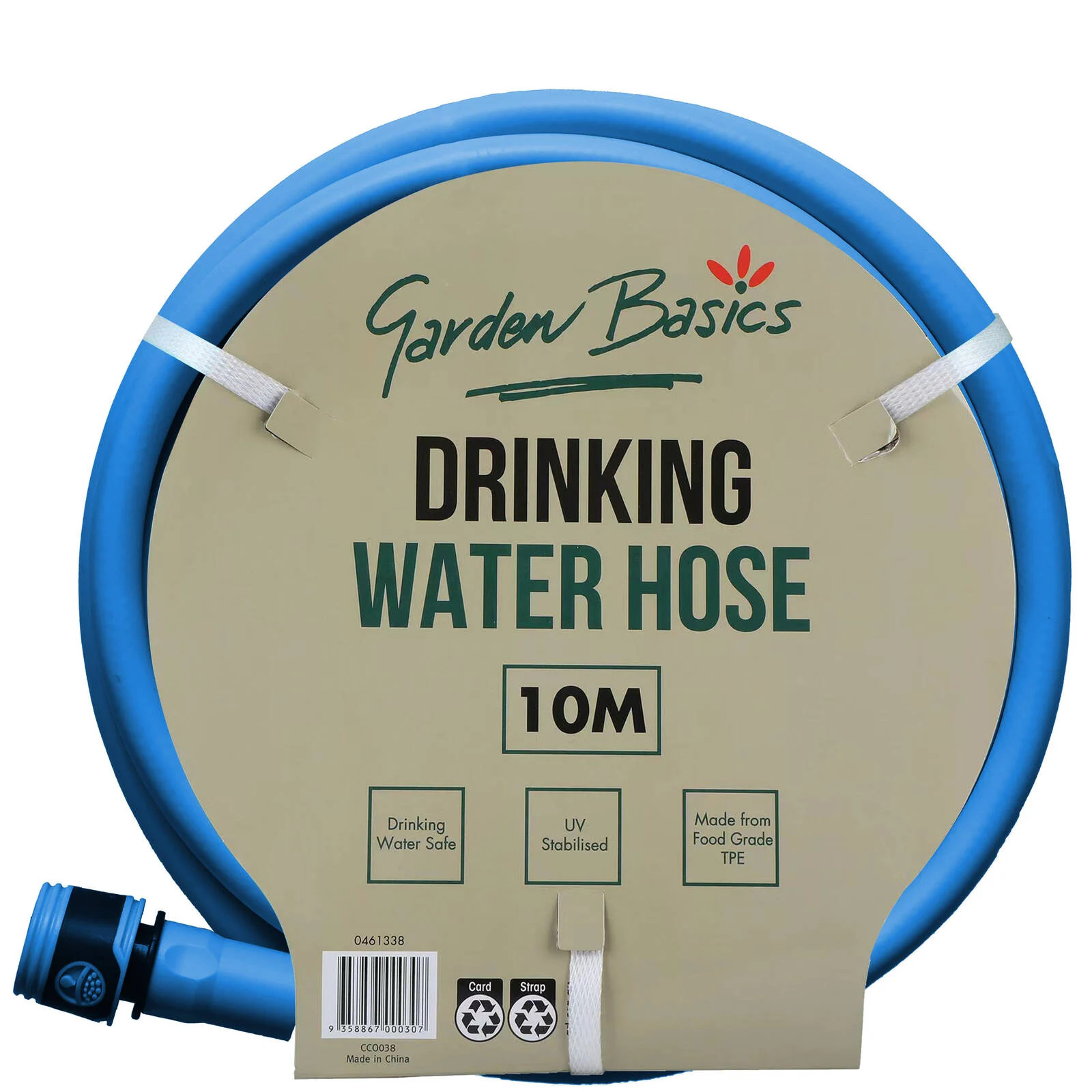Garden Basics 12mm x 10m Drinking Water Hose Replacement Hose Auto Part