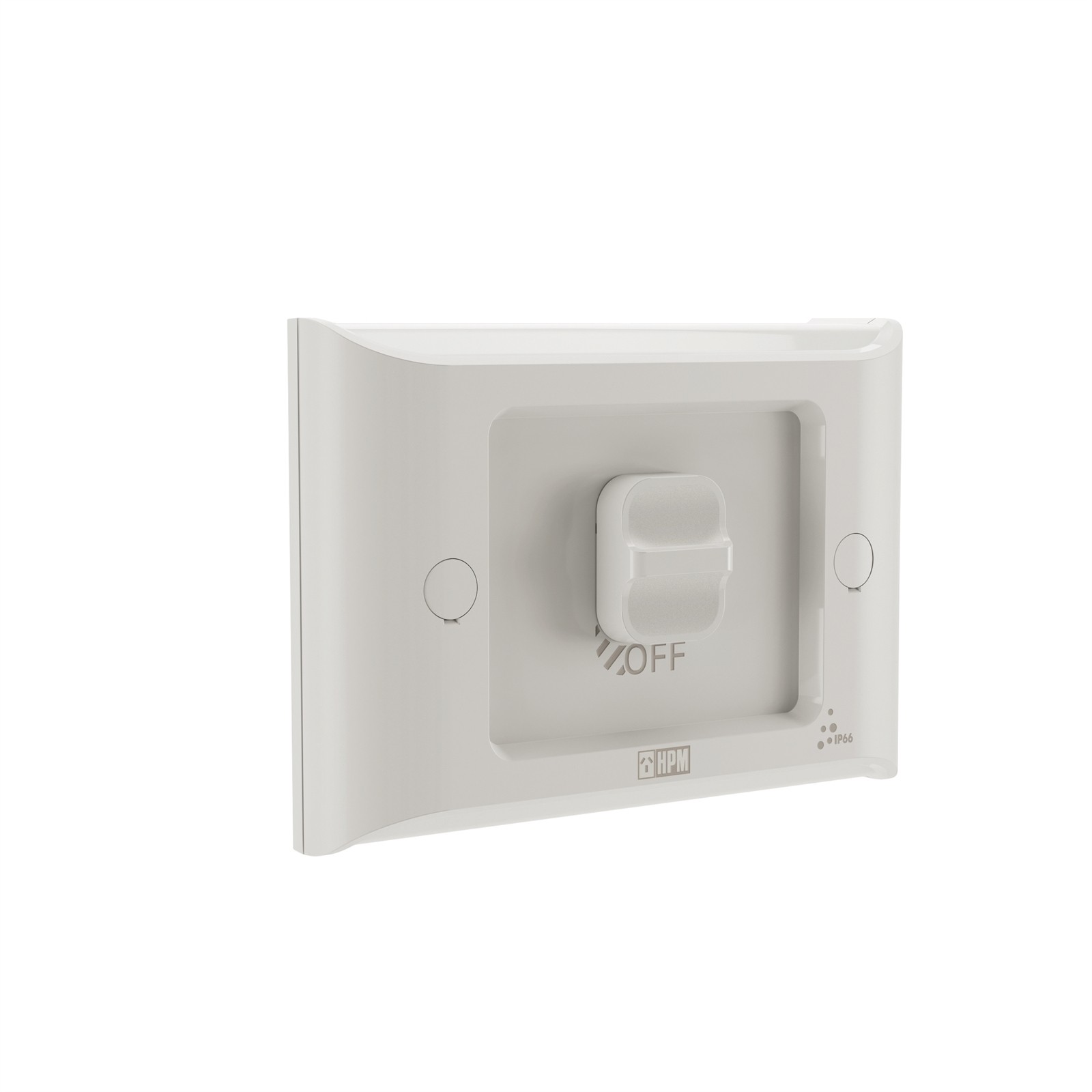 HPM 16A Aqua 1 Gang Flush Mount Switch - 1 Gang