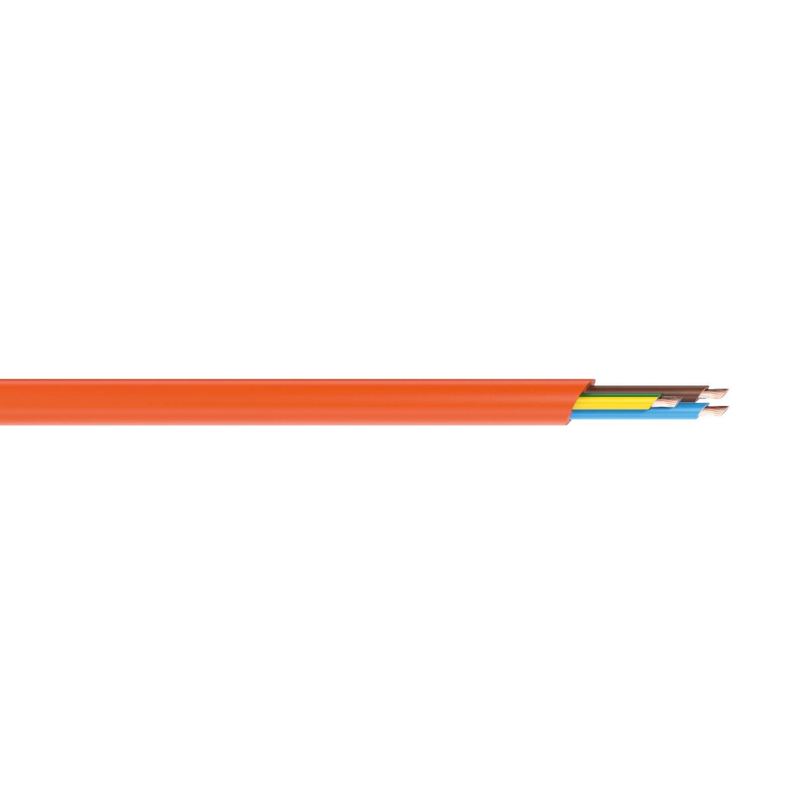 Deta 20m 1.5mm² 3-Core Cable - Orange Car Wiring Adapter