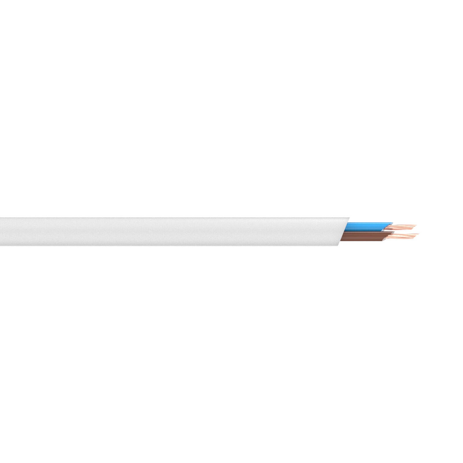 DETA 5m 0.75mm² White 2-Core Cable Car Wiring Adapter