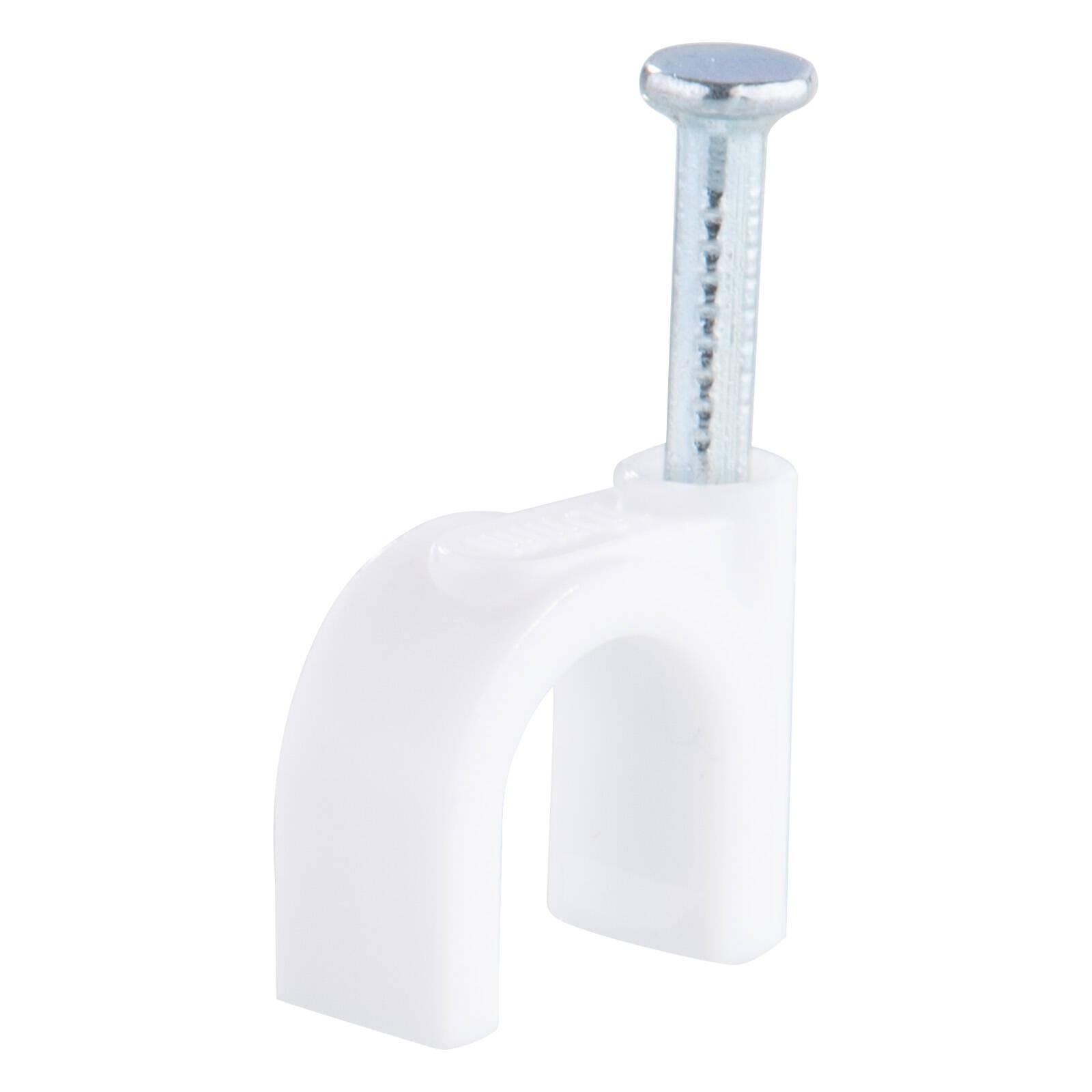 DETA 10mm White Round Cable Clips - 20 pieces Car Wiring Adapter