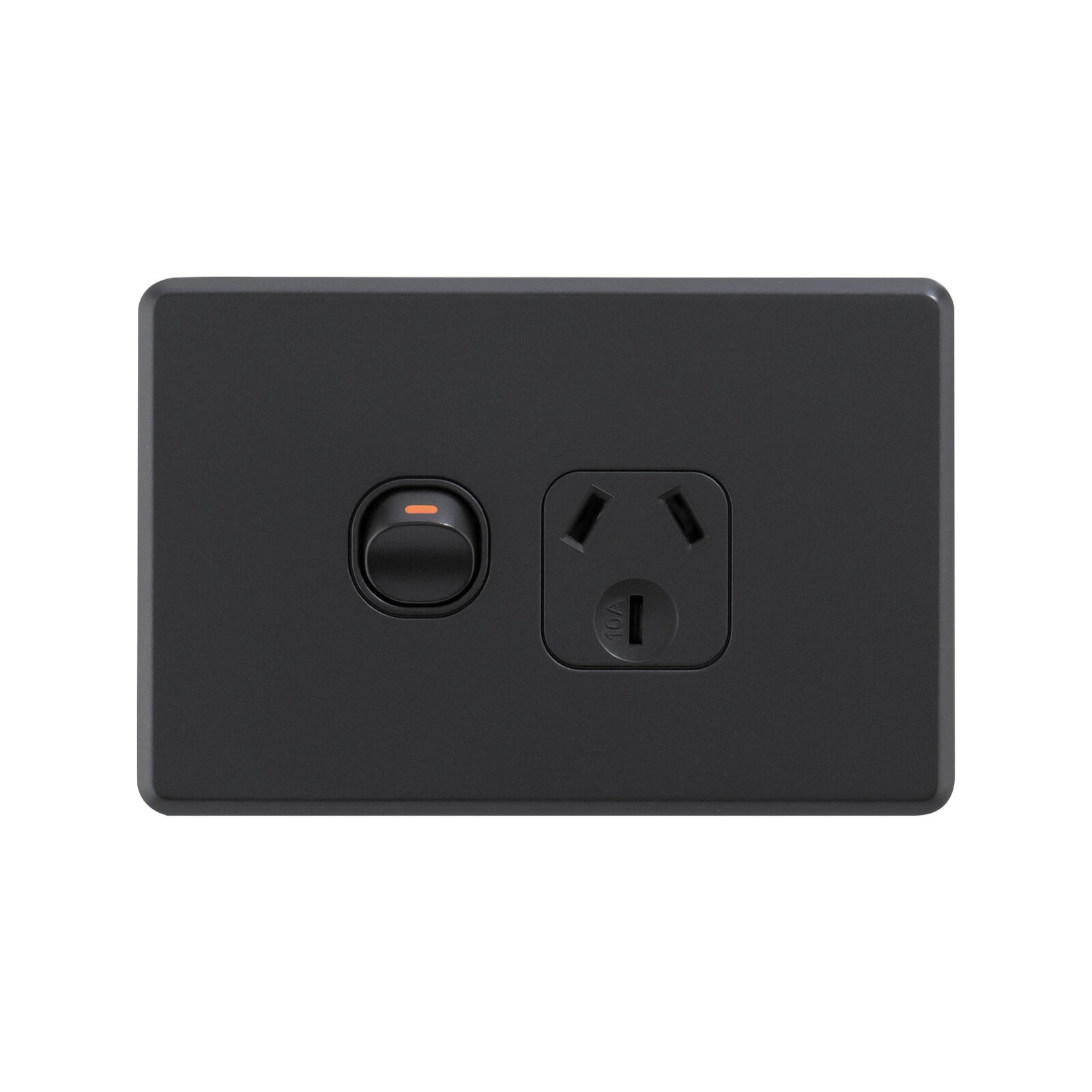 DETA Black Matte S-line Single Power Point