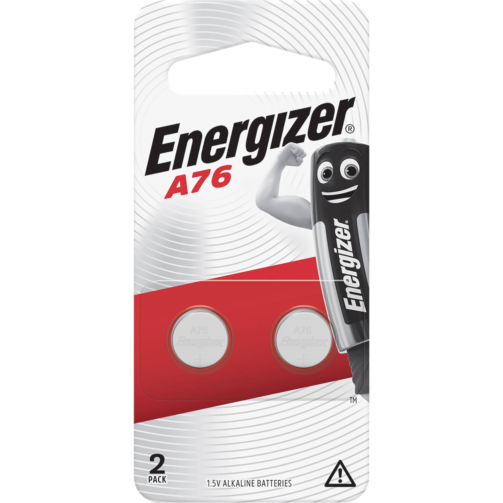 Energizer LR44/A76 Alkaline Button Battery 2 pcs