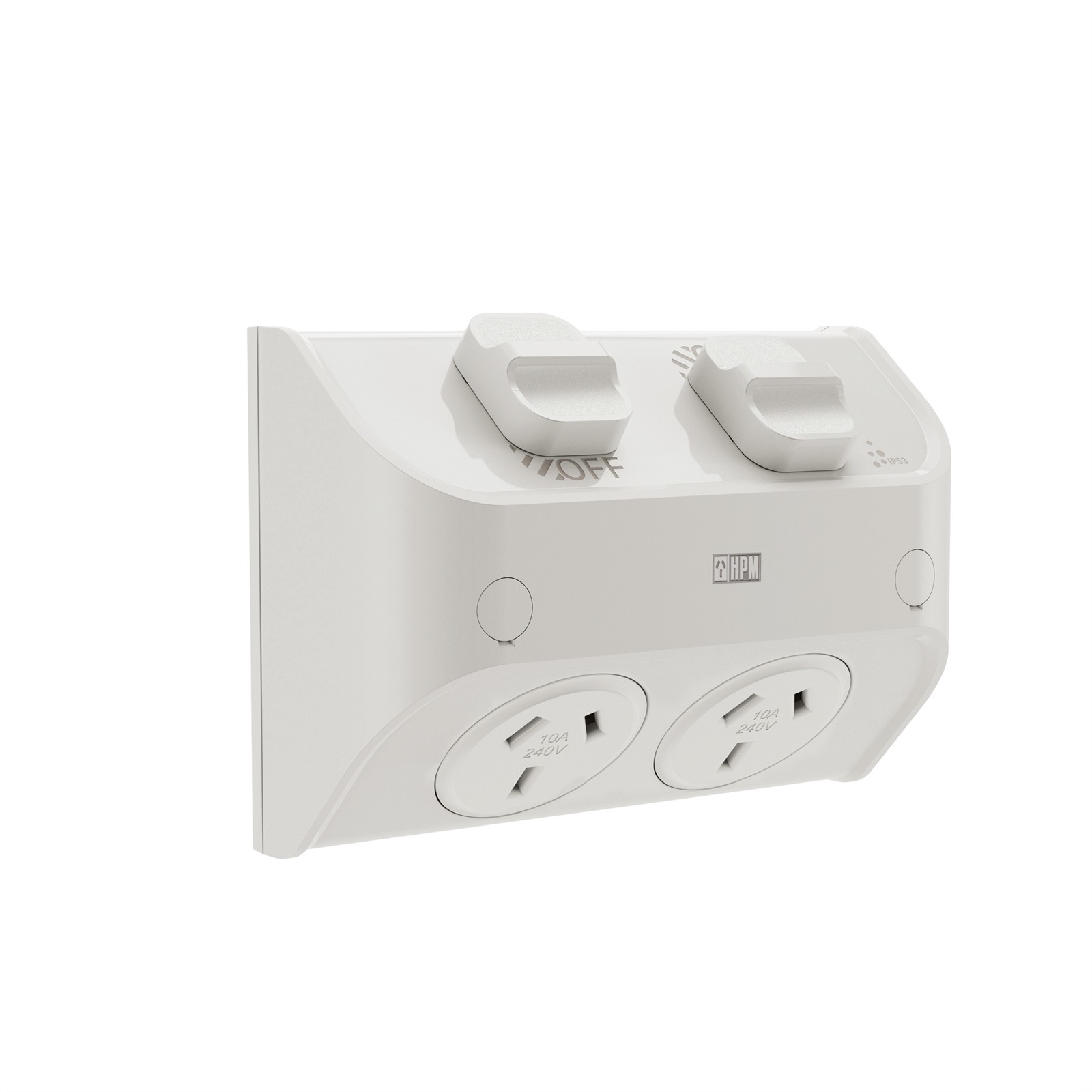 HPM 10A Aqua Double Flush Mount Powerpoint
