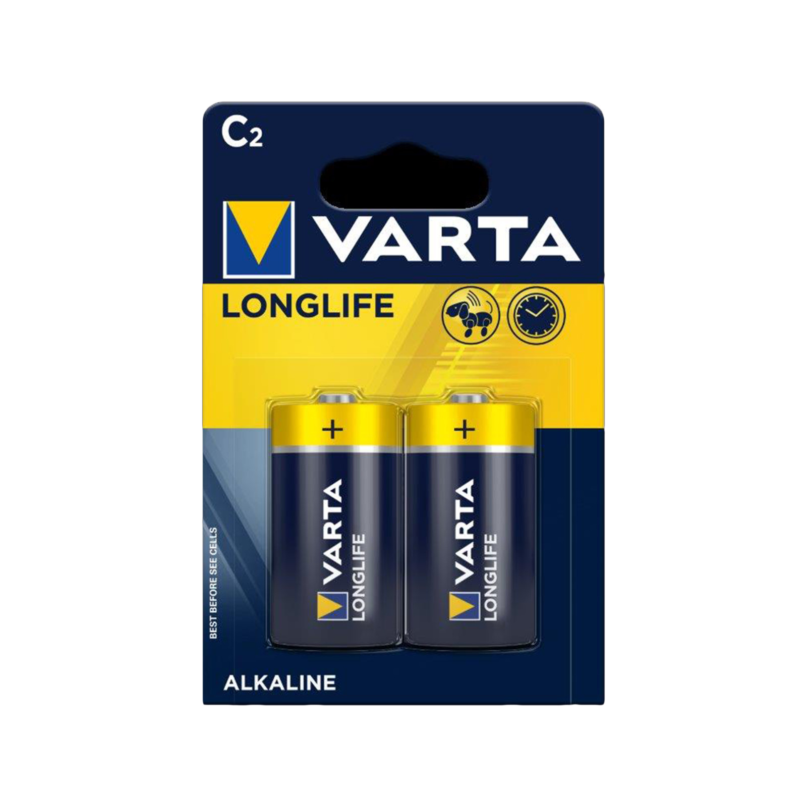 Varta C Alkaline Batteries - 2 pieces