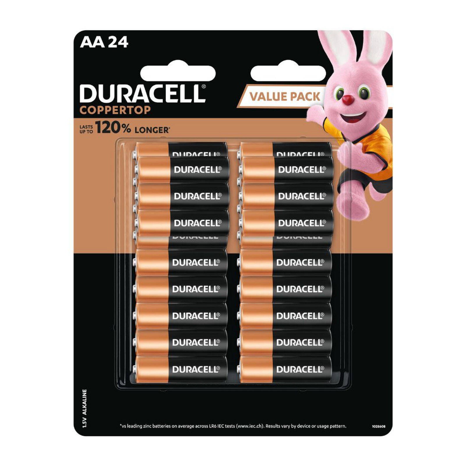 Duracell Coppertop AA 24 Pack Batteries Workshop Tool