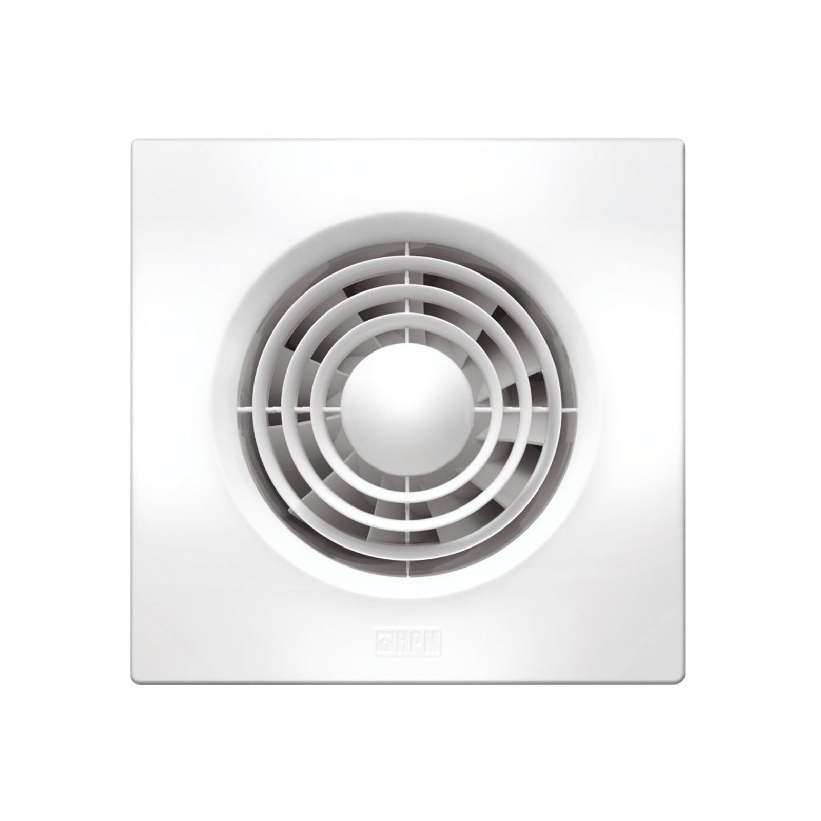 HPM 100mm Square Slimline Wall Exhaust Fan Workshop Tool