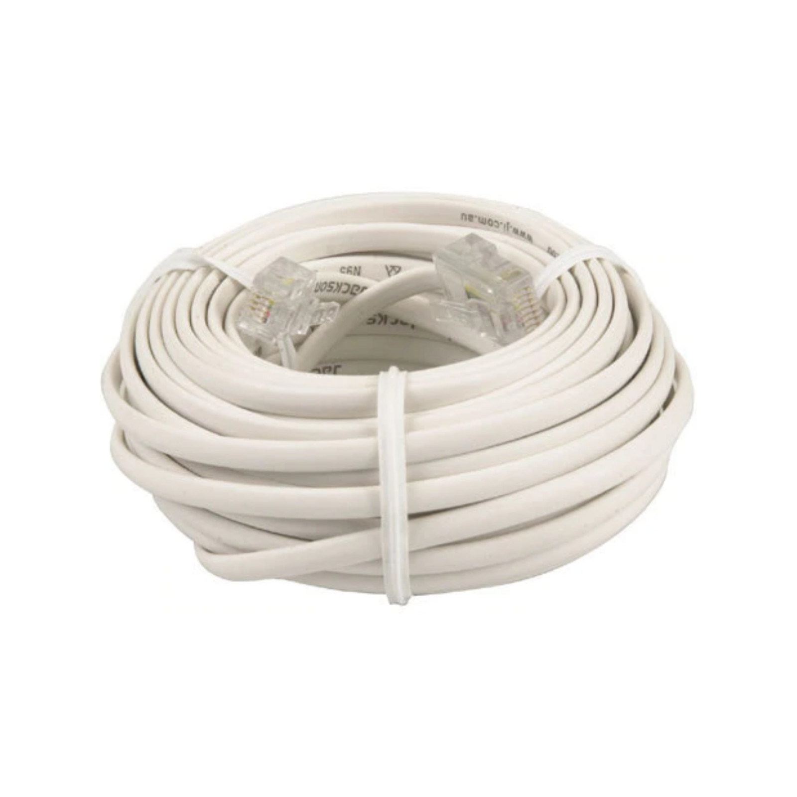 Jackson 10m RJ12 White Telephone Lead Workshop Tool