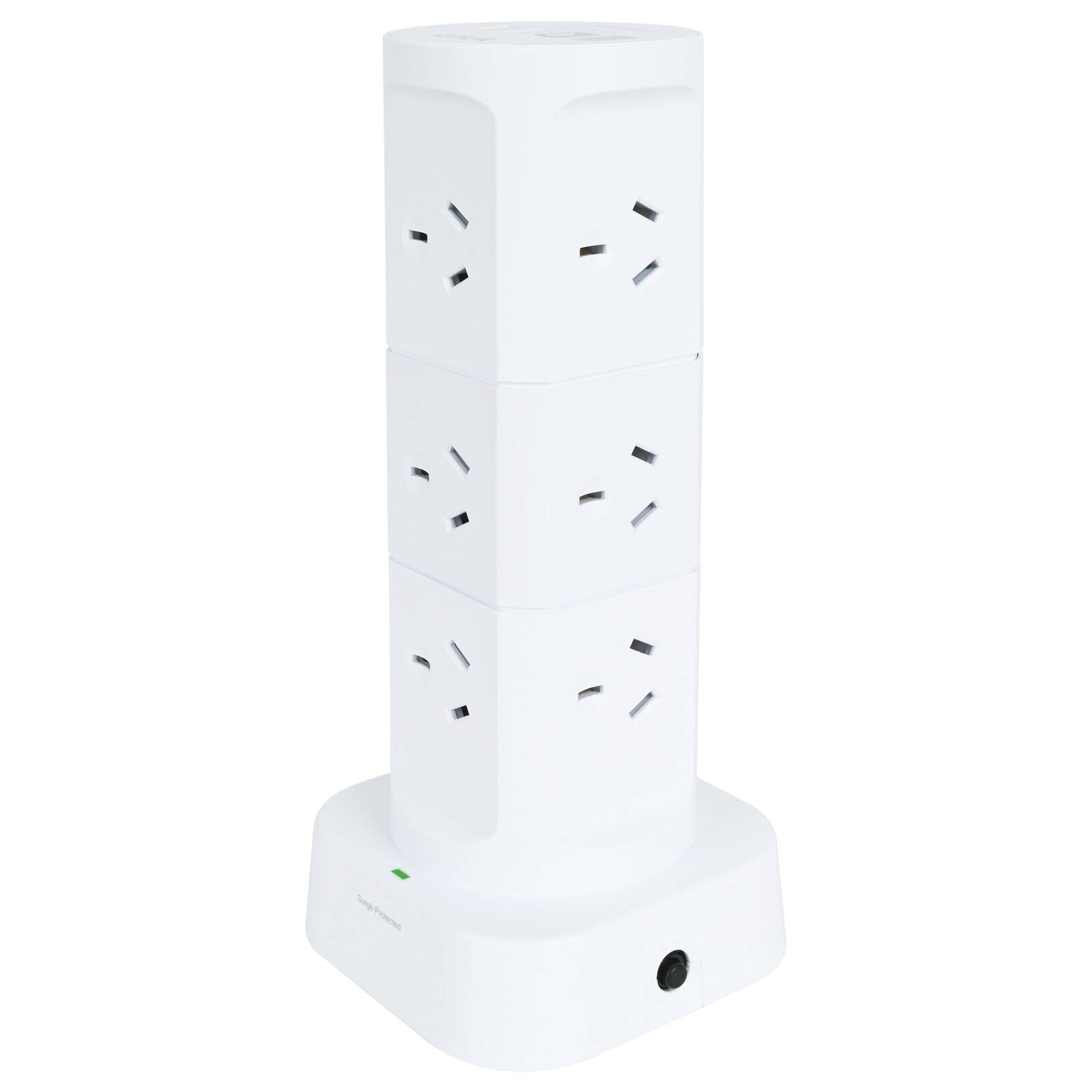 Click 12 Outlet Powerboard Tower Workshop Tool