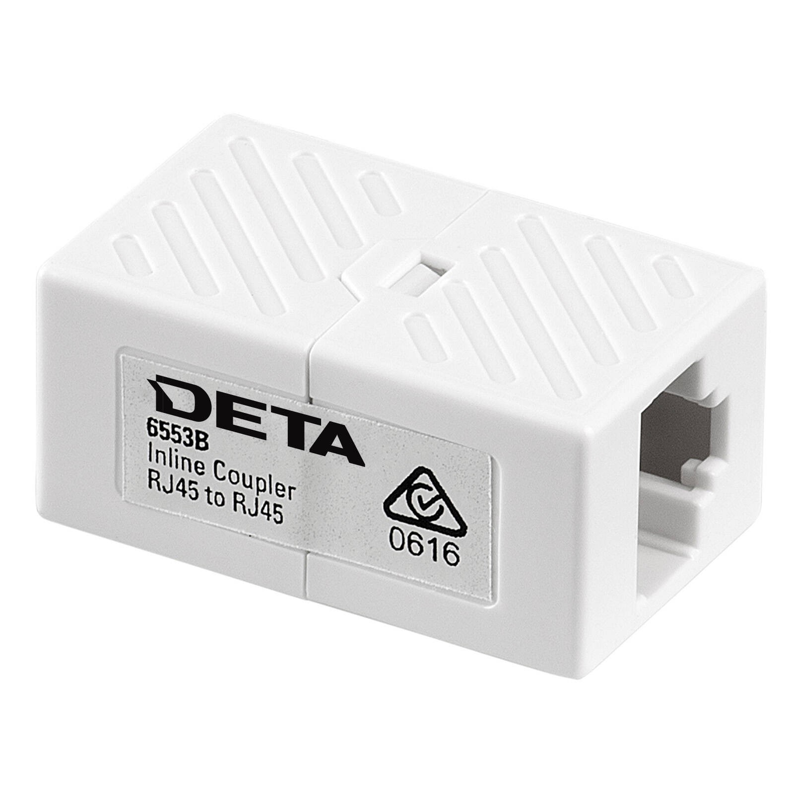 DETA RJ45 8P8C Ethernet Inline Coupler / Joiner Workshop Tool