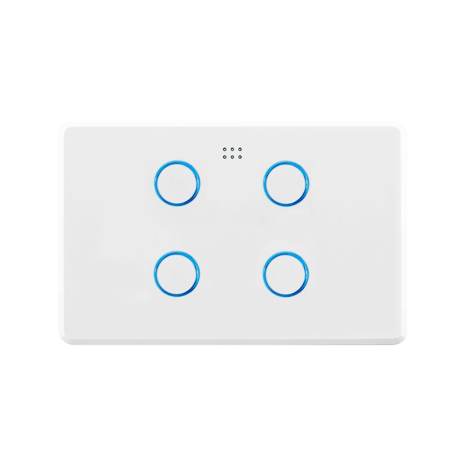 DETA White Gloss Grid Connect Smart Quad Gang Touch Light Switch(19)2 colours