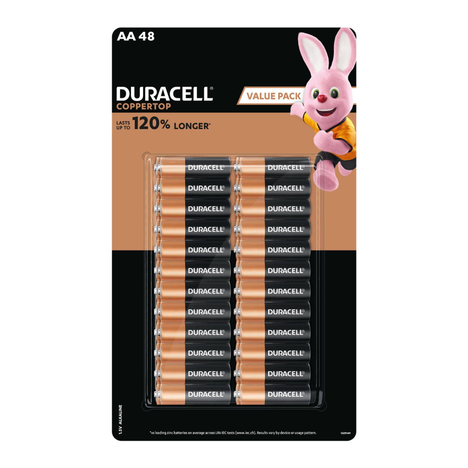 Duracell Coppertop AA - 48 pieces