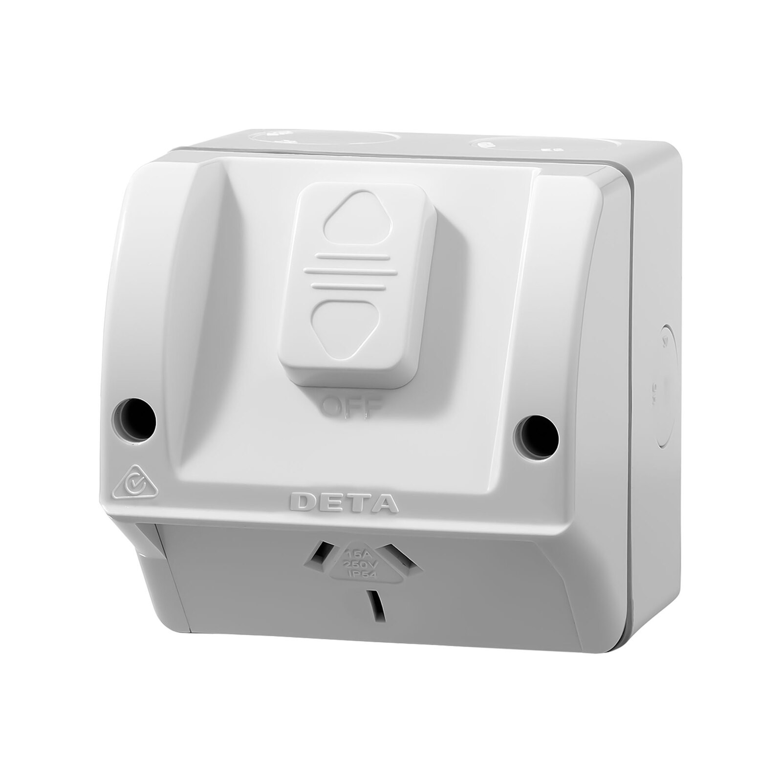 Deta 240V 15 Amp Single Outlet Outdoor Powerpoint