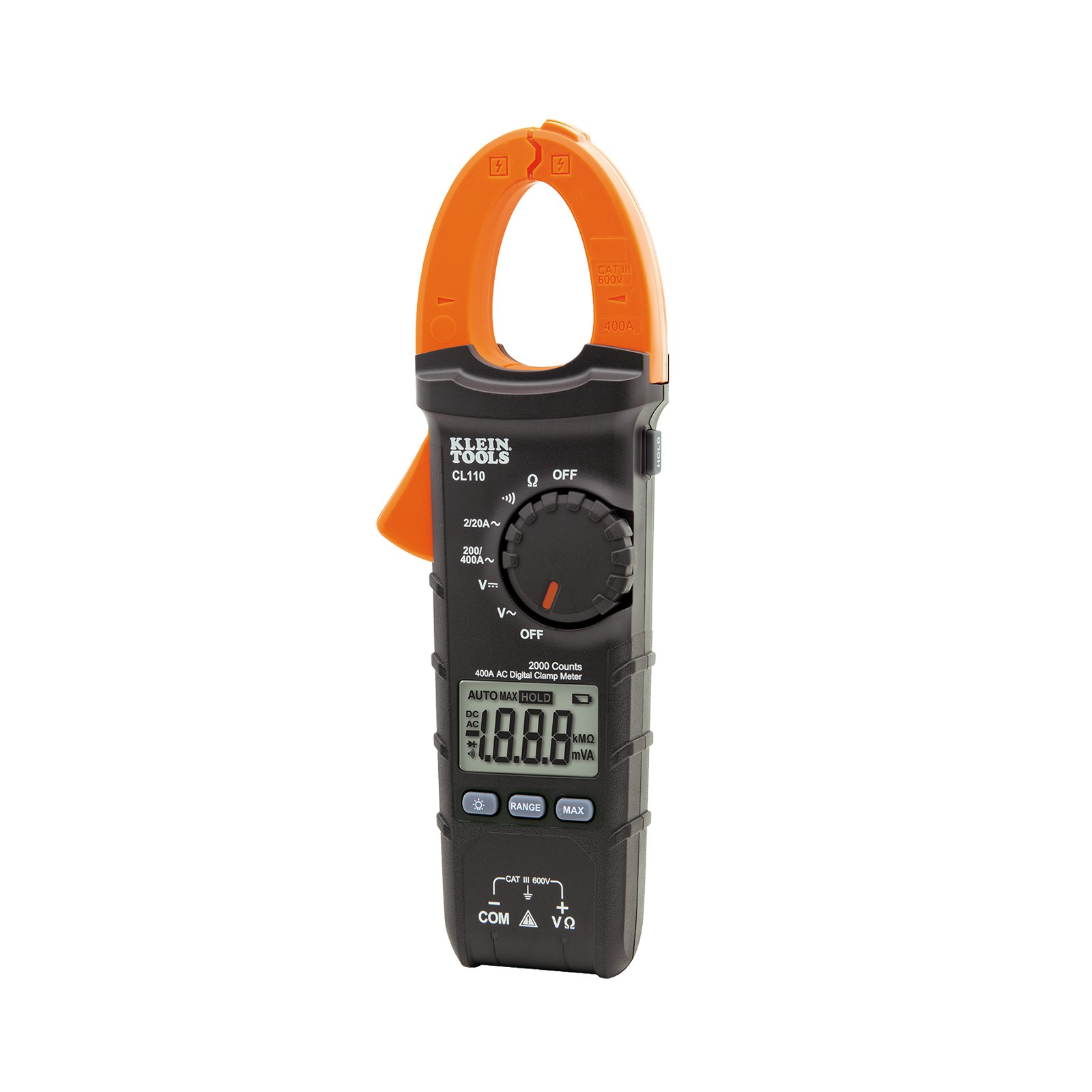 Klein Tools 600V Auto Ranging Digital Clamp Meter CL110 Workshop Tool