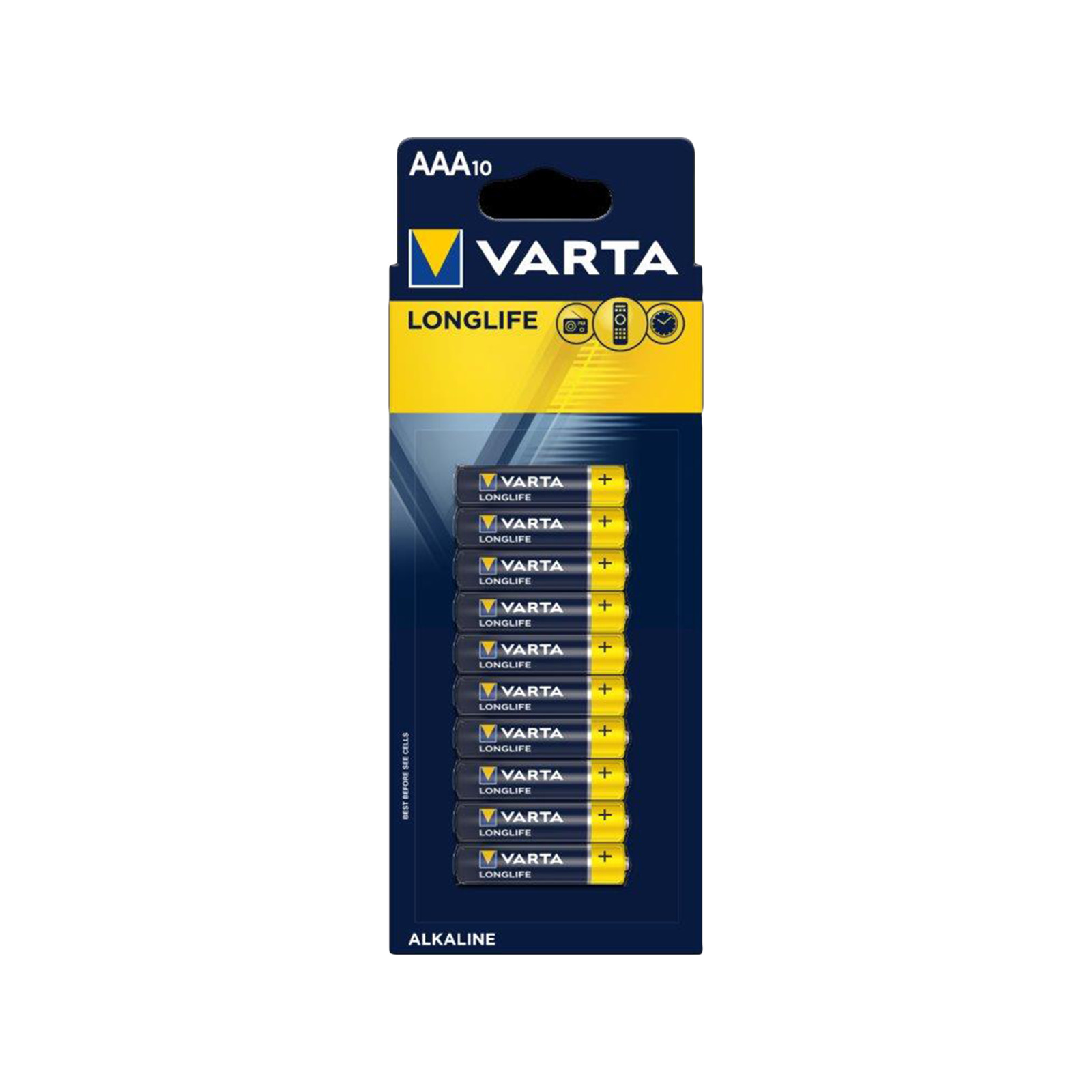 Varta AAA Alkaline Batteries - 10 pieces